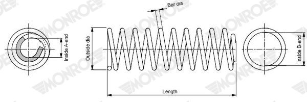 Spyruoklė MONROE SP4694