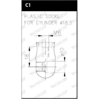 Dujinė spyruoklė, gaubtas MONROE ML6365