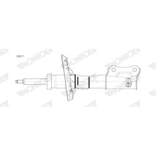 Amortizatorius MONROE G8671