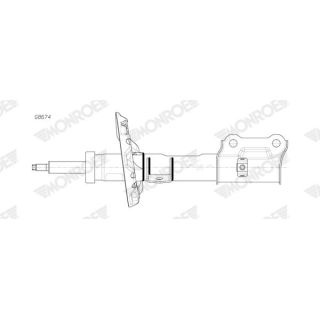 Amortizatorius MONROE G8674