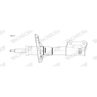 Amortizatorius MONROE G8675