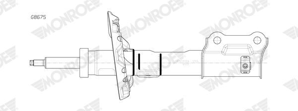 Amortizatorius MONROE G8675