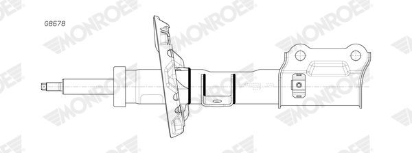 Amortizatorius MONROE G8678