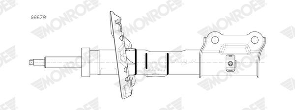 Amortizatorius MONROE G8679