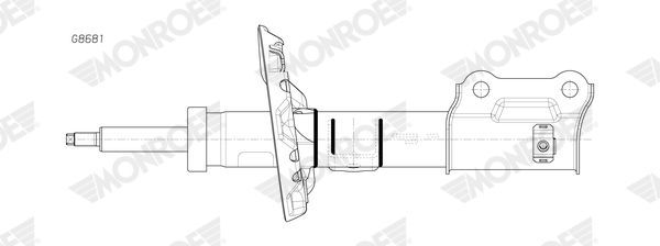 Amortizatorius MONROE G8681
