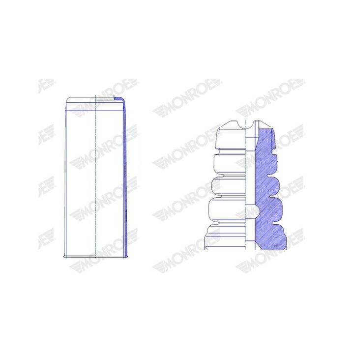 Apsauginio dangtelio komplektas, amortizatorius MONROE PK475