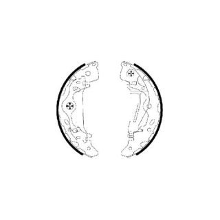 Stabdžių trinkelių komplektas TEXTAR 91065800