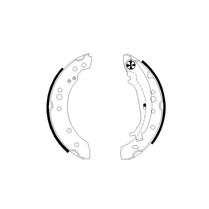 Stabdžių trinkelių komplektas TEXTAR 91068800