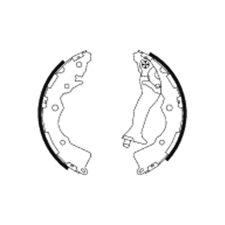 Stabdžių trinkelių komplektas TEXTAR 91068900