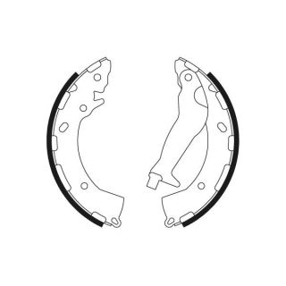 Stabdžių trinkelių komplektas TEXTAR 91072600