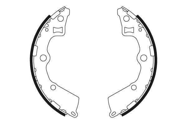 Stabdžių trinkelių komplektas TEXTAR 91072900