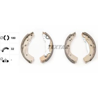 Stabdžių trinkelių komplektas TEXTAR 91074500