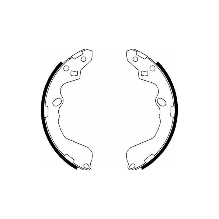 Stabdžių trinkelių komplektas TEXTAR 91075500