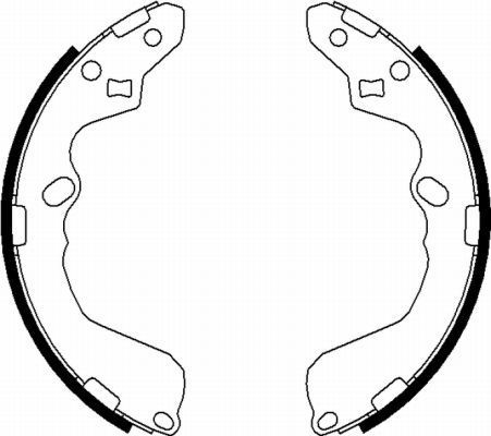 Stabdžių trinkelių komplektas TEXTAR 91075500