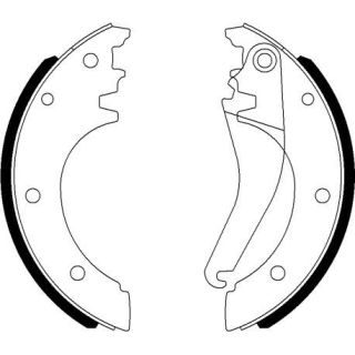 Stabdžių trinkelių komplektas TEXTAR 91075600