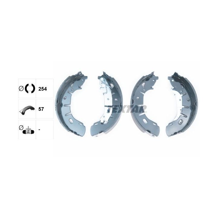 Stabdžių trinkelių komplektas TEXTAR 91079300