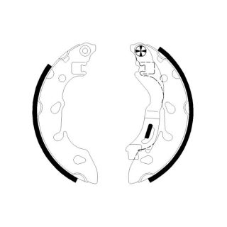 Stabdžių trinkelių komplektas TEXTAR 91079700