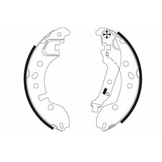 Stabdžių trinkelių komplektas TEXTAR 91080700