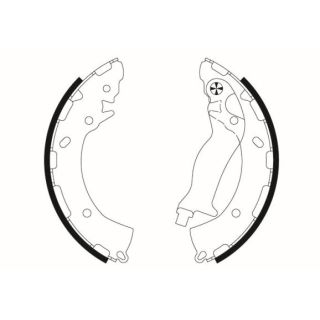 Stabdžių trinkelių komplektas TEXTAR 91080800