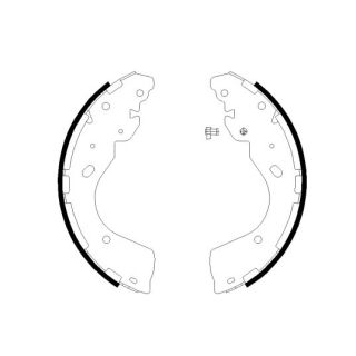 Stabdžių trinkelių komplektas TEXTAR 91081800