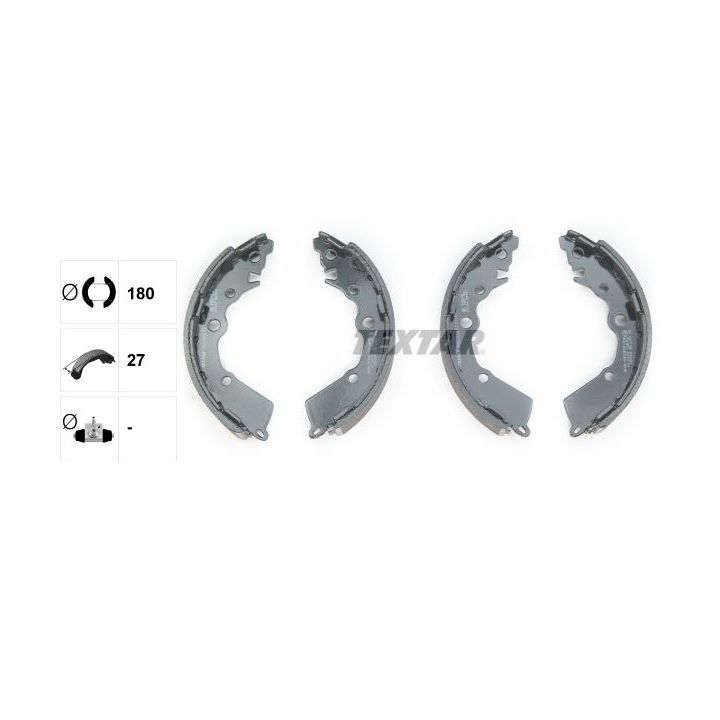 Stabdžių trinkelių komplektas TEXTAR 91083000