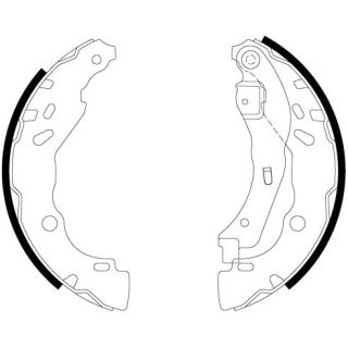Stabdžių trinkelių komplektas TEXTAR 91083200