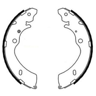 Stabdžių trinkelių komplektas TEXTAR 91086600