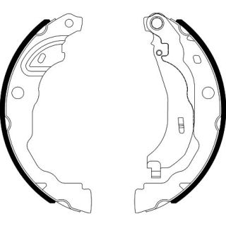 Stabdžių trinkelių komplektas TEXTAR 91088200