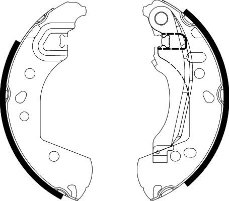 Stabdžių trinkelių komplektas TEXTAR 91088300