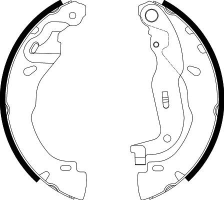 Stabdžių trinkelių komplektas TEXTAR 91088500