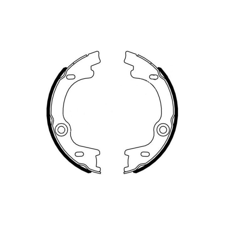 Stabdžių trinkelių komplektas, stovėjimo stabdis TEXTAR 91076400