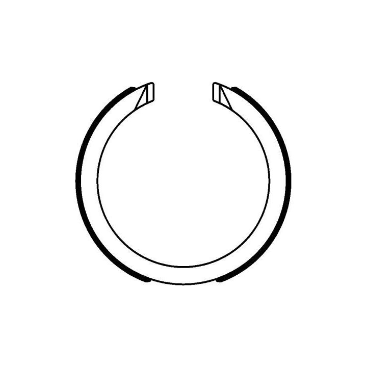 Stabdžių trinkelių komplektas, stovėjimo stabdis TEXTAR 91077600