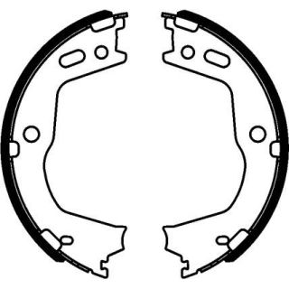 Stabdžių trinkelių komplektas, stovėjimo stabdis TEXTAR 91077900