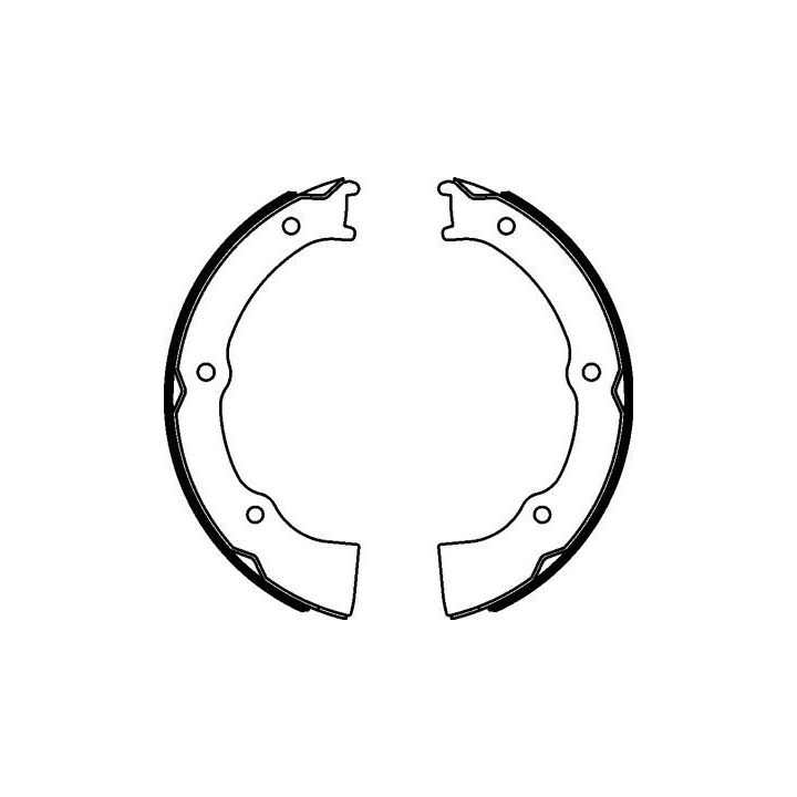 Stabdžių trinkelių komplektas, stovėjimo stabdis TEXTAR 91078100