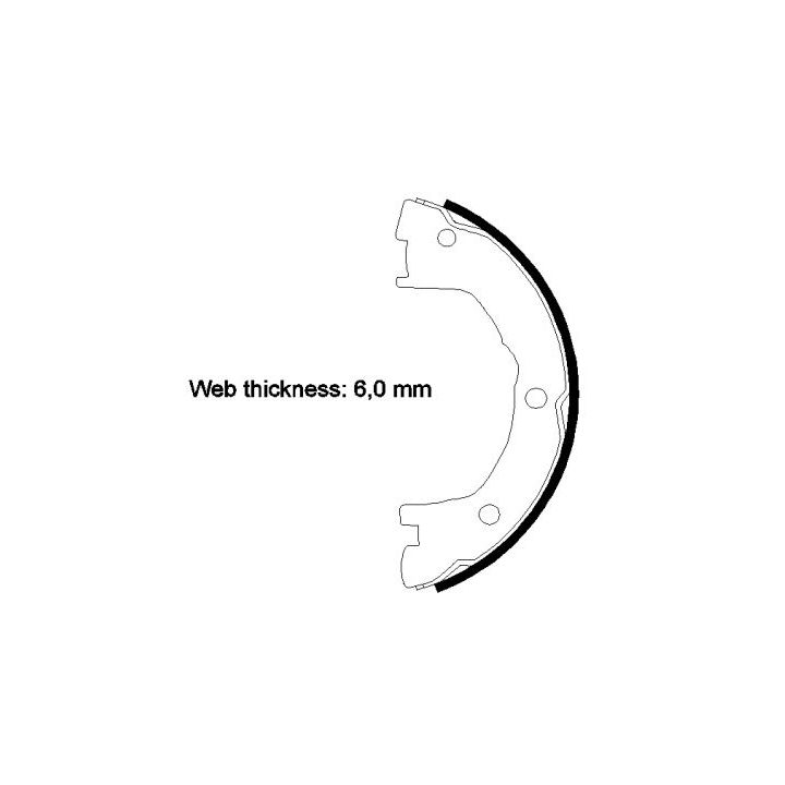 Stabdžių trinkelių komplektas, stovėjimo stabdis TEXTAR 91081400