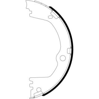 Stabdžių trinkelių komplektas, stovėjimo stabdis TEXTAR 91082700