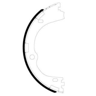 Stabdžių trinkelių komplektas, stovėjimo stabdis TEXTAR 91086300