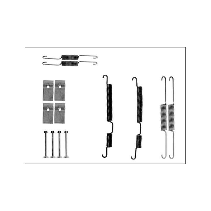 Priedų komplektas, stabdžių trinkelės TEXTAR 97040100