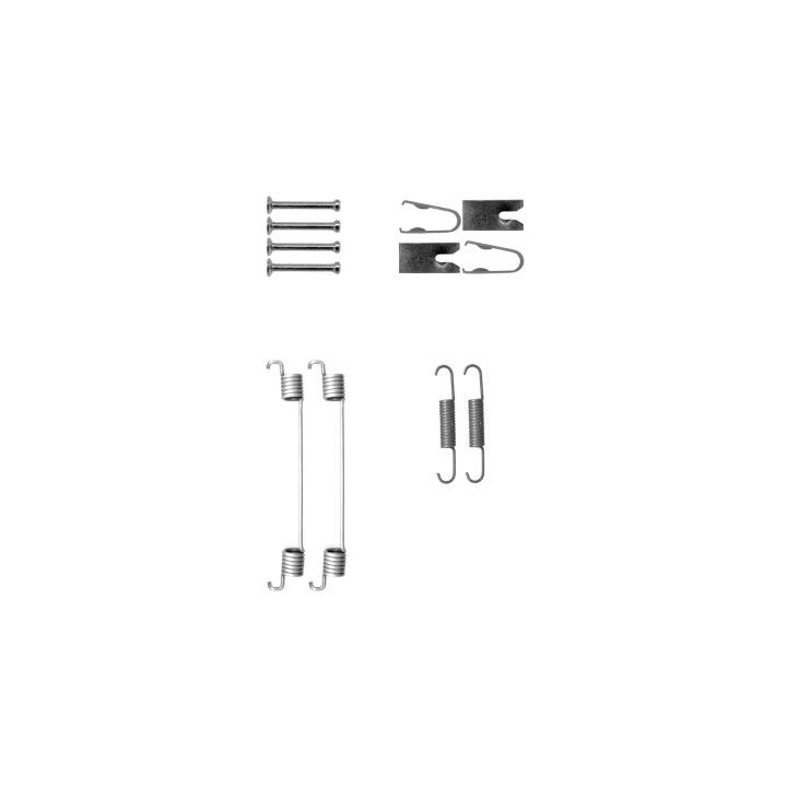 Priedų komplektas, stabdžių trinkelės TEXTAR 97048500