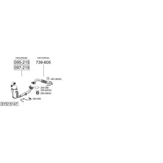 Išmetimo sistema BOSAL SYS15147