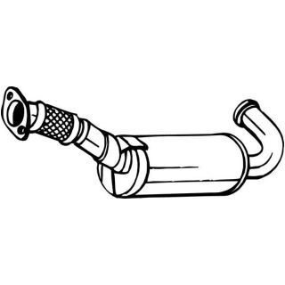 Suodžių / kietųjų dalelių filtras, išmetimo sistema BOSAL 095-910