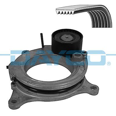 V formos rumbuotas diržas, komplektas DAYCO KPV1280