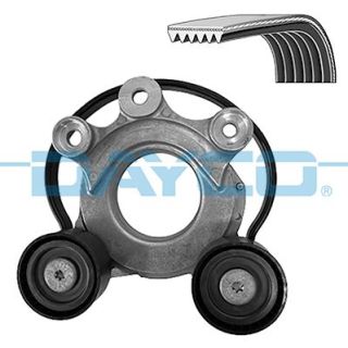 V formos rumbuotas diržas, komplektas DAYCO KPV1461