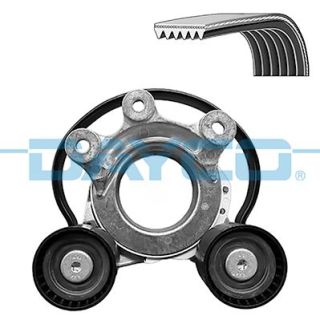 V formos rumbuotas diržas, komplektas DAYCO KPV1469