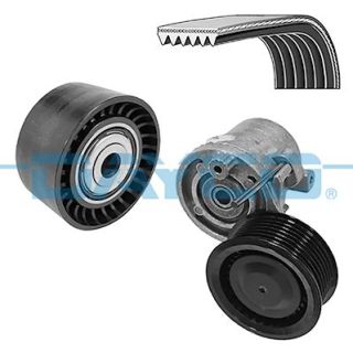 V formos rumbuotas diržas, komplektas DAYCO KPV1535