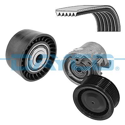 V formos rumbuotas diržas, komplektas DAYCO KPV1535