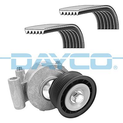 V formos rumbuotas diržas, komplektas DAYCO KPV969