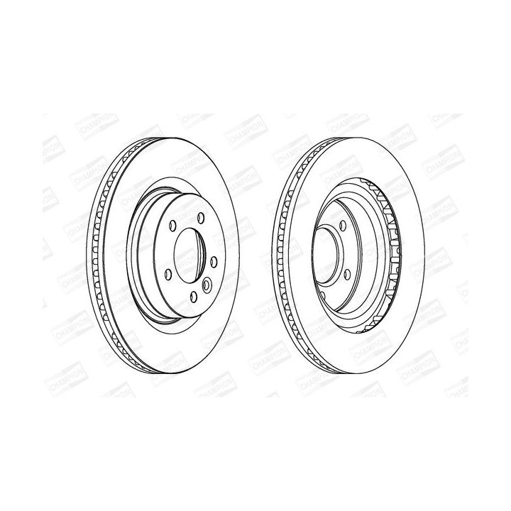 Stabdžių diskas CHAMPION 563046CH-1