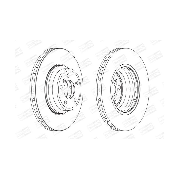 Stabdžių diskas CHAMPION 563078CH-1