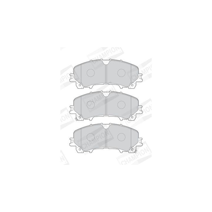 Stabdžių trinkelių rinkinys, diskinis stabdys CHAMPION 573789CH